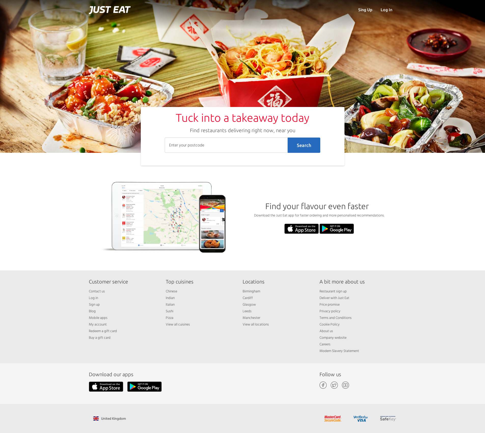 Английский food-фишинг Just Eat
