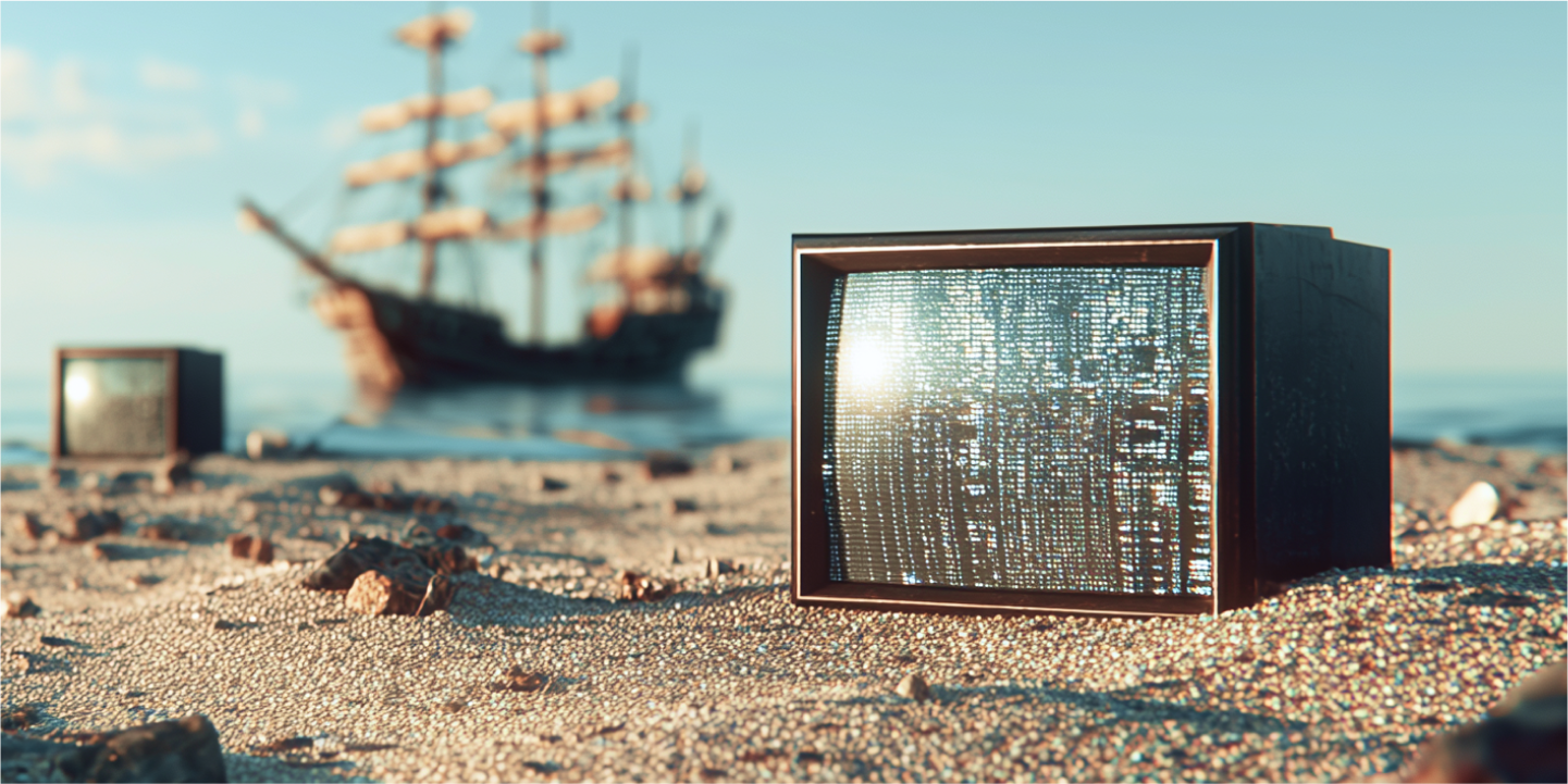 Пиратский телеграф: названия и описания нелегального кино для России скрывают азбукой Морзе