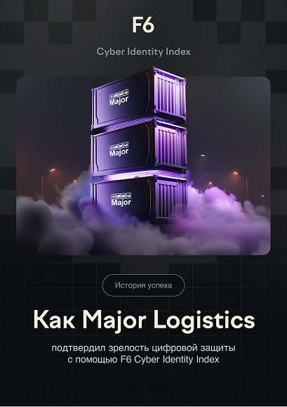 Как Major подтвердил зрелость цифровой защиты с помощью F6 Cyber Identity Index