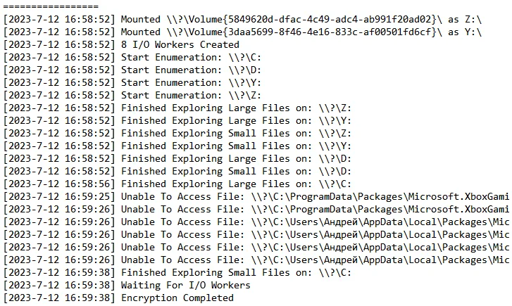 Пример файла отчета программы-вымогателя BlackShadow.